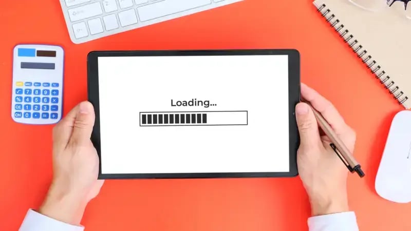 Restaurant website loading speed